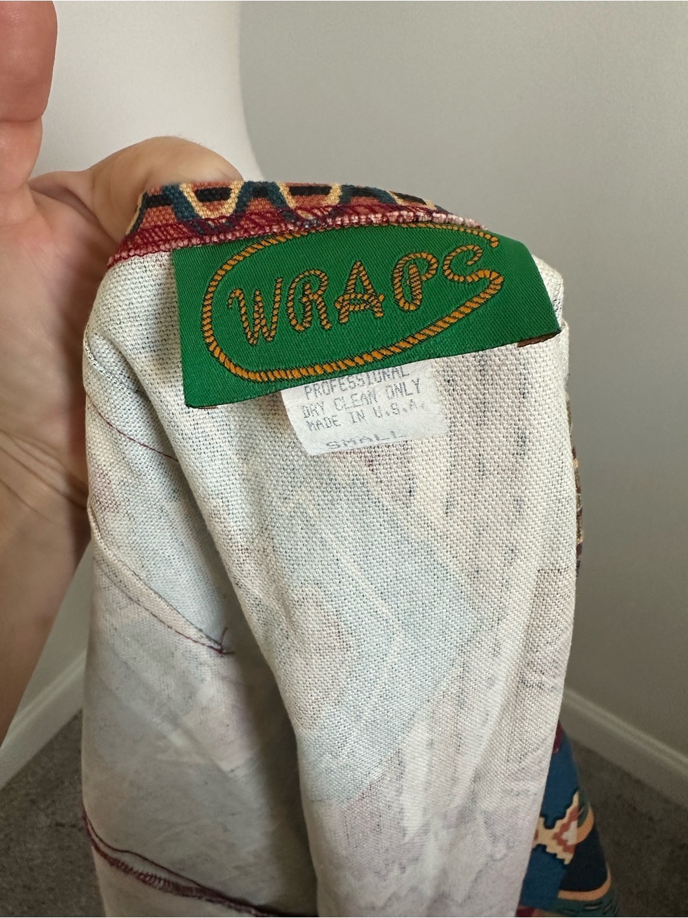 Southwestern WRAPS Vintage 90’s Outfit - Picture 6 of 6